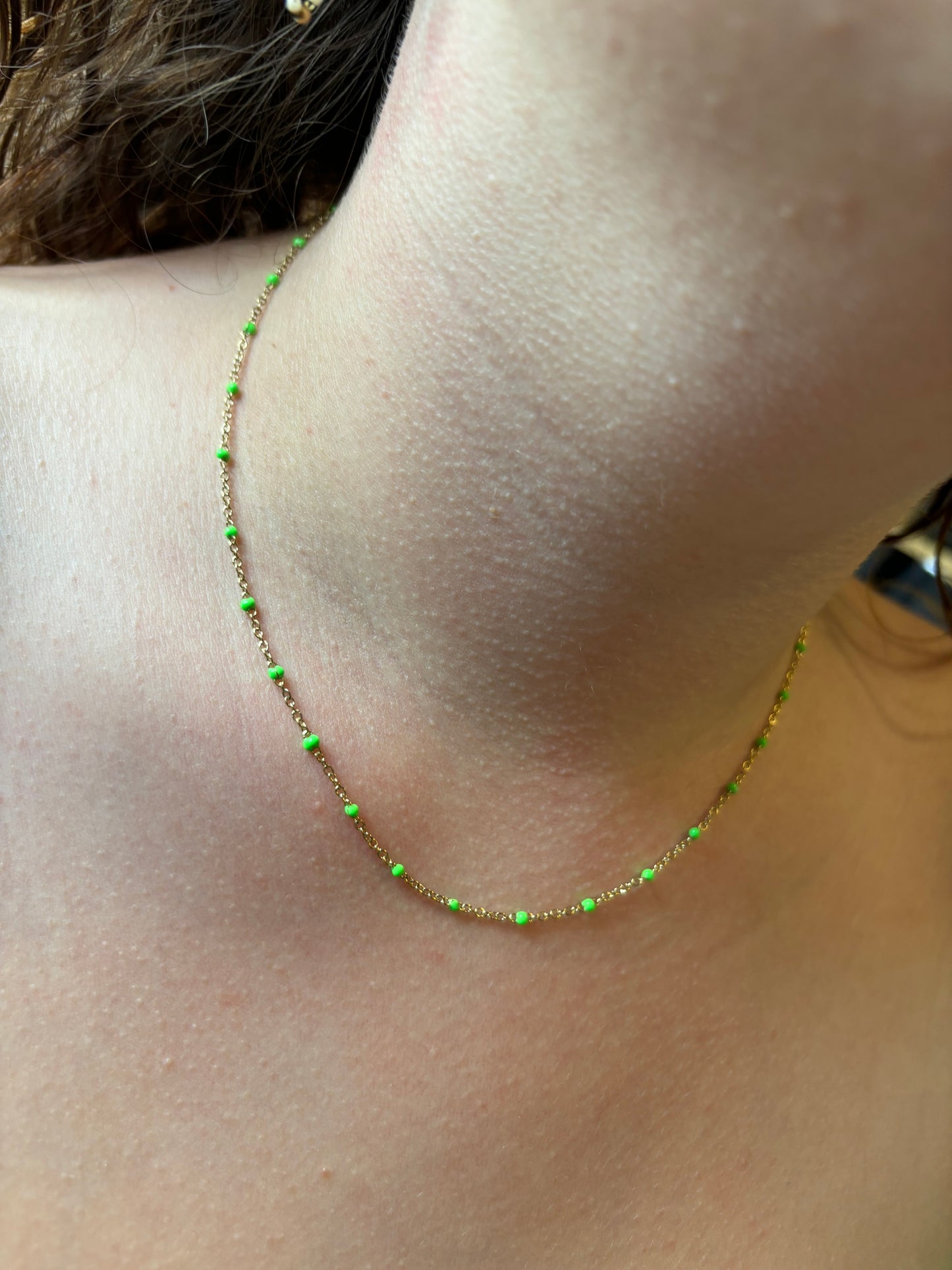 Collier vert