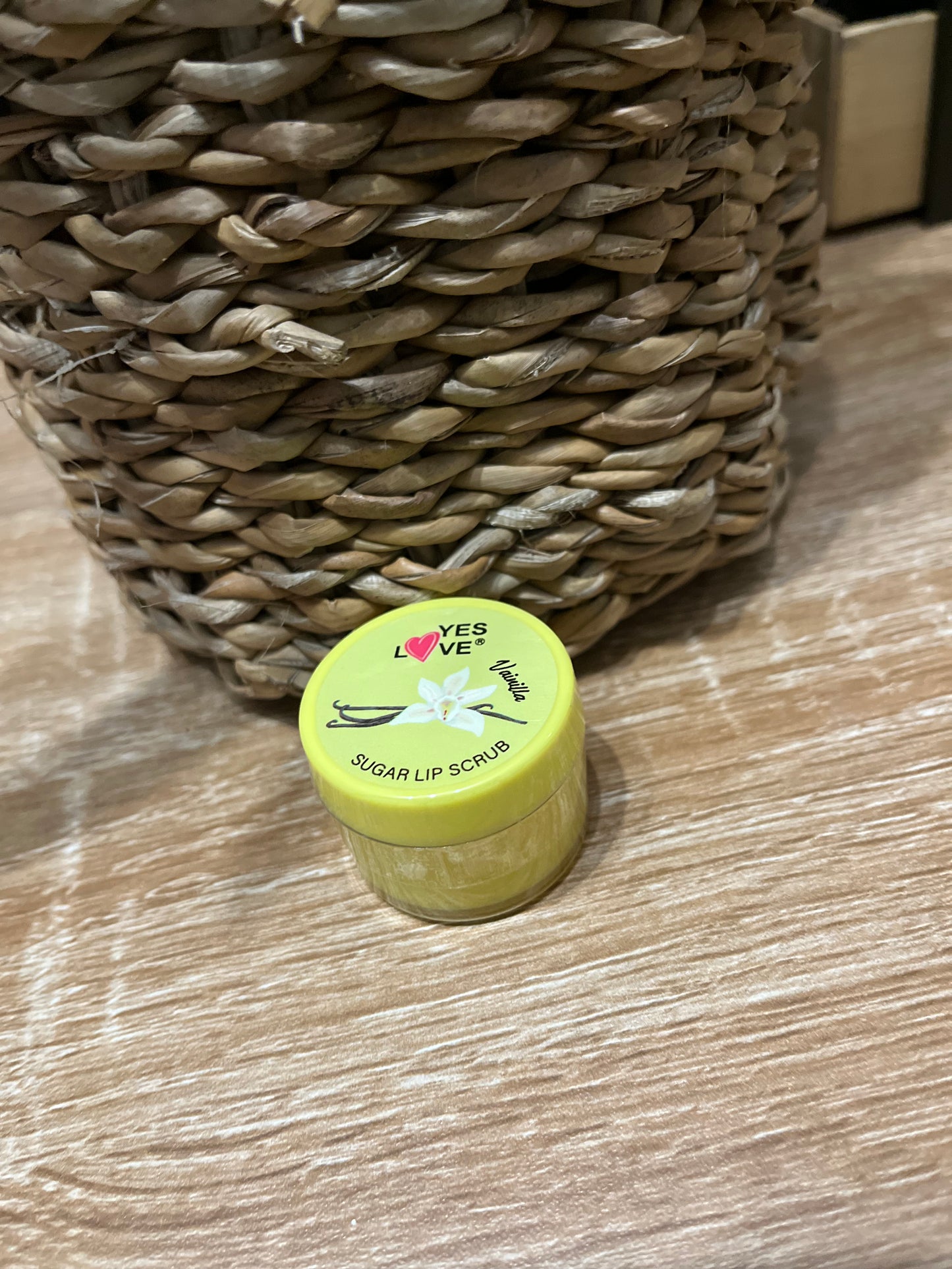 Gommage sucre lèvres vanille