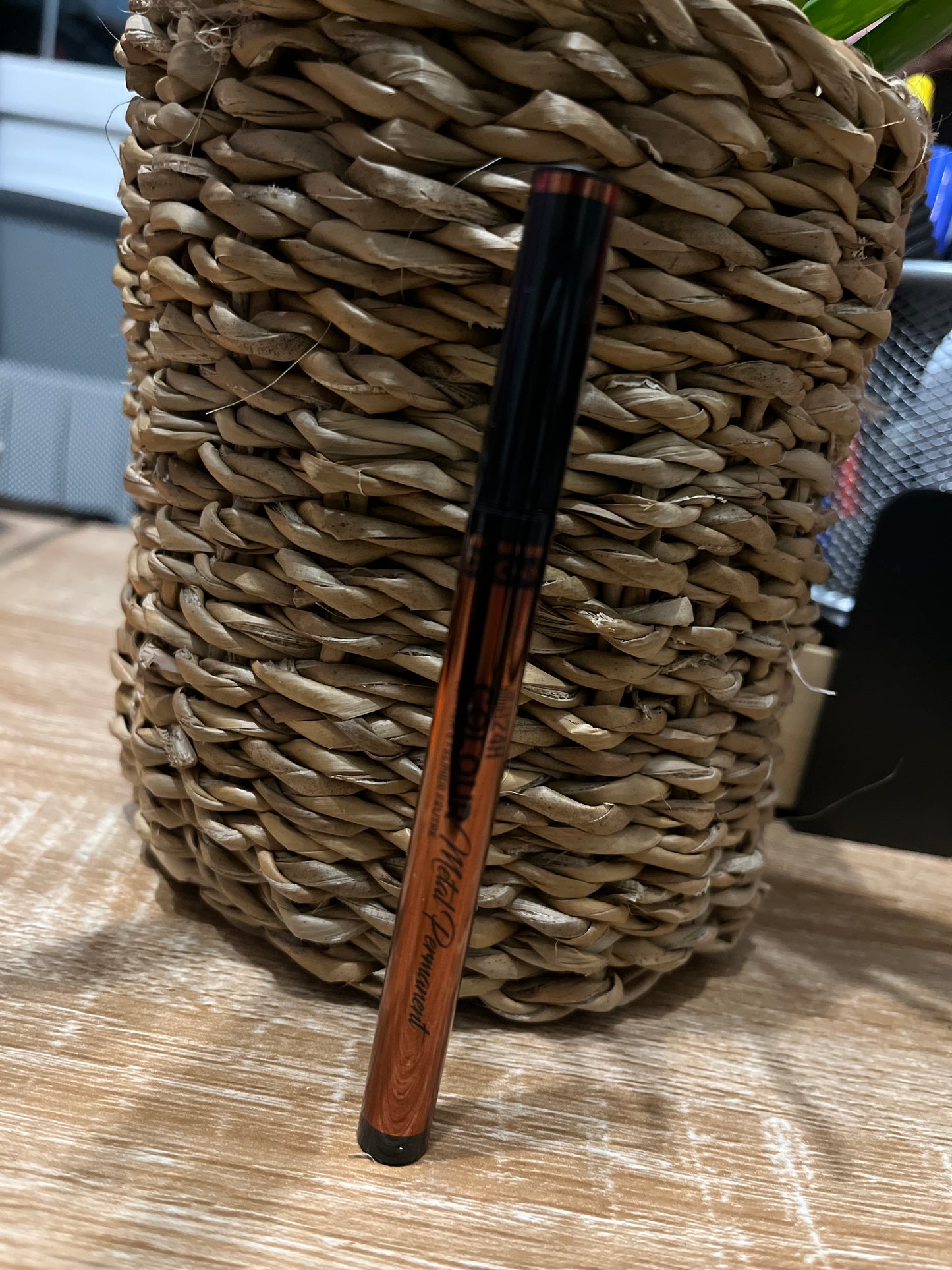 Eye-liner métallisé marron