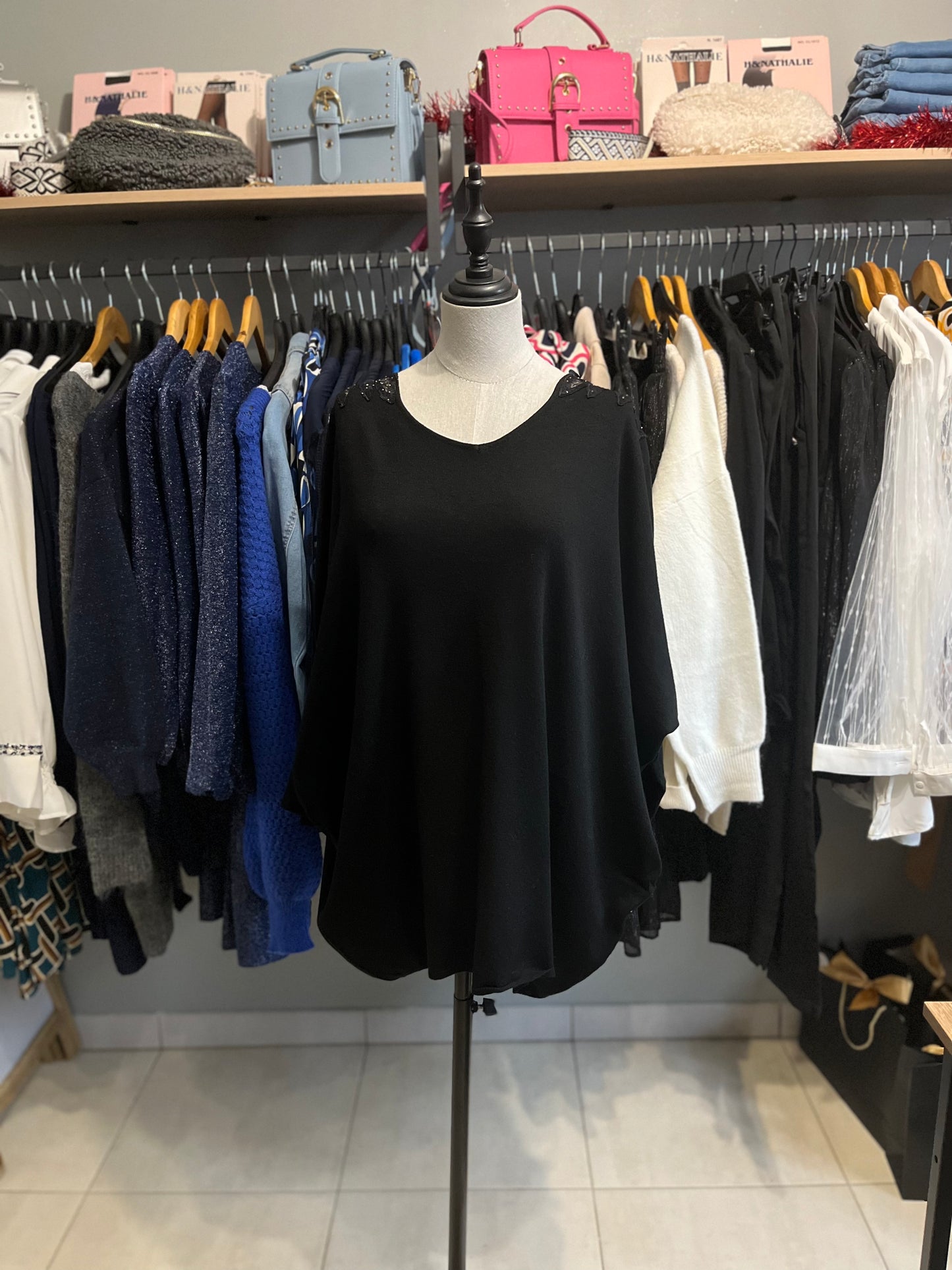 Pull long brillant TU