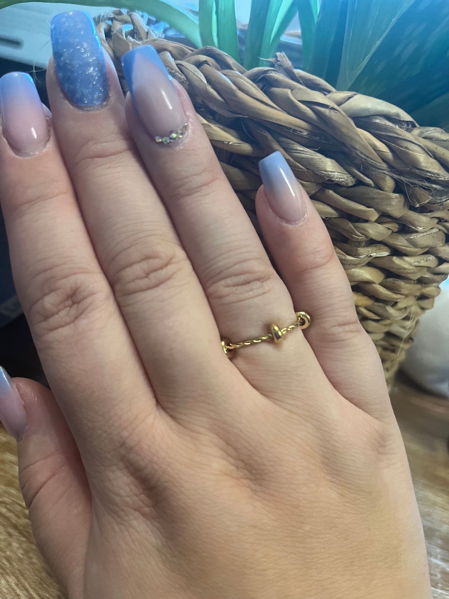 Bague Chaînes et ronds