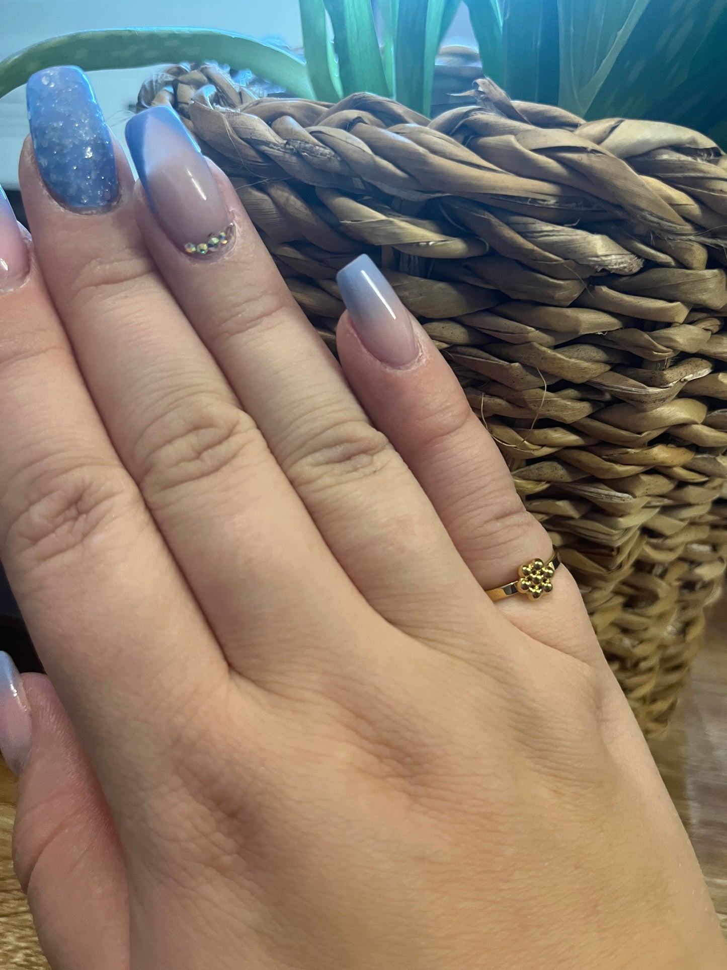 Bague Fleur en boules