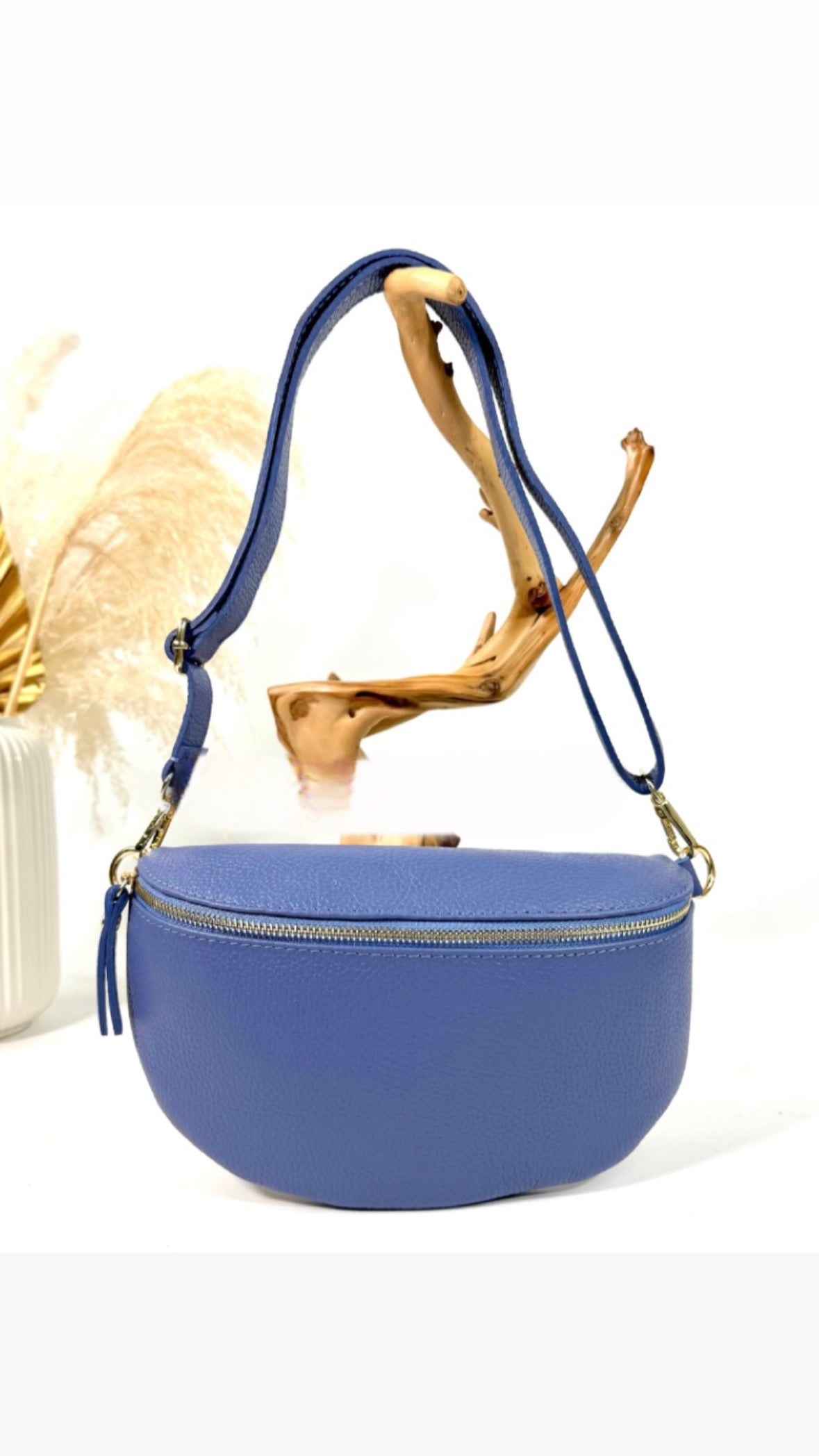 Sac sacoche bleu/violet