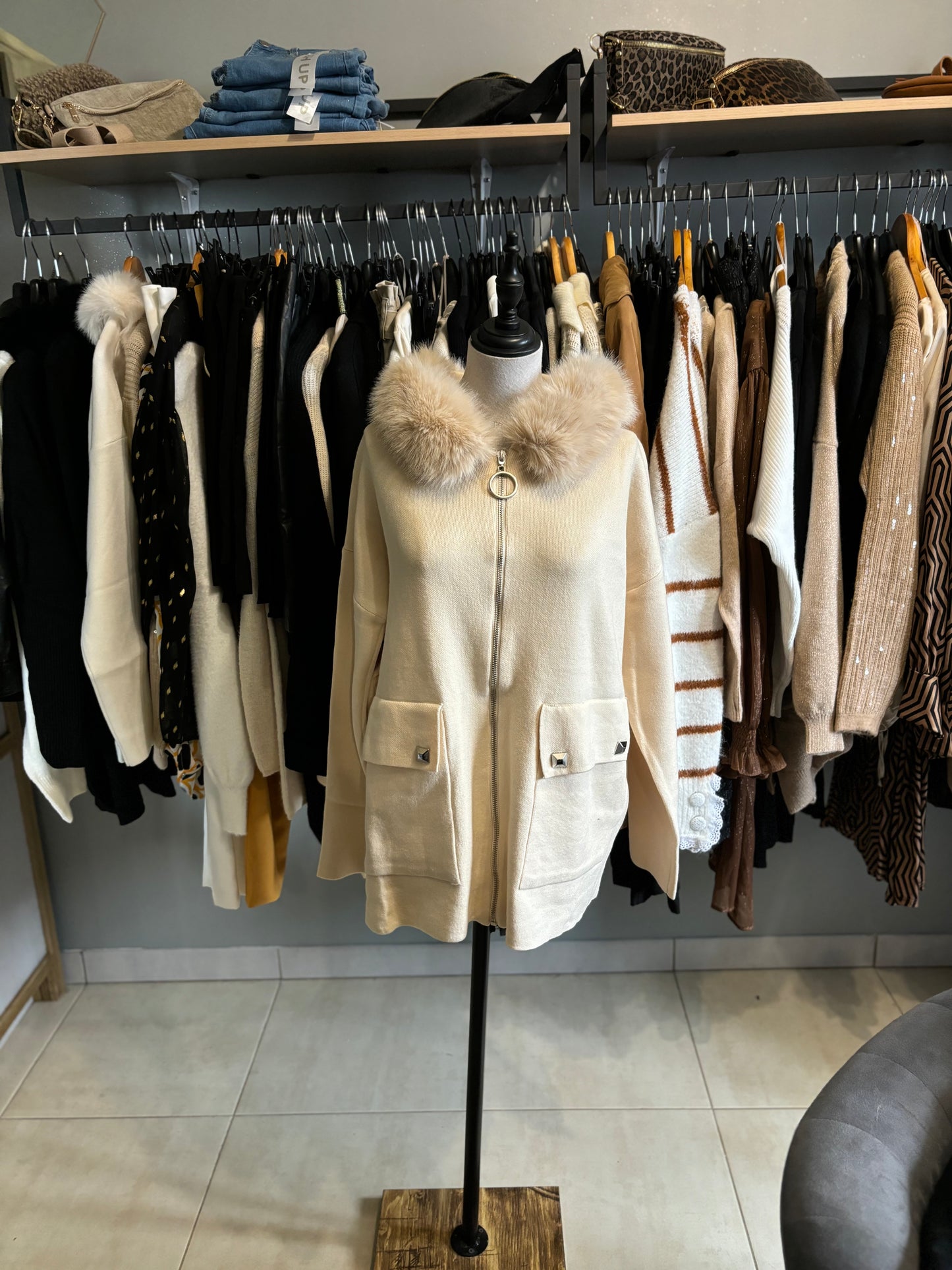 Manteau/Gilet Beige