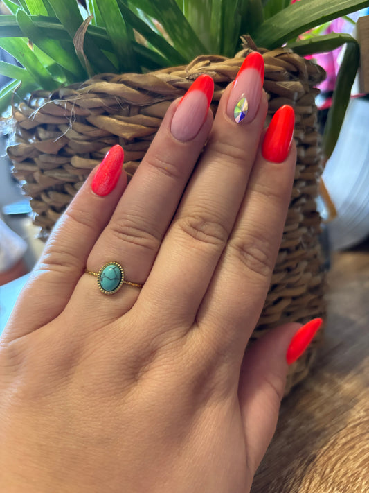 Bague turquoise