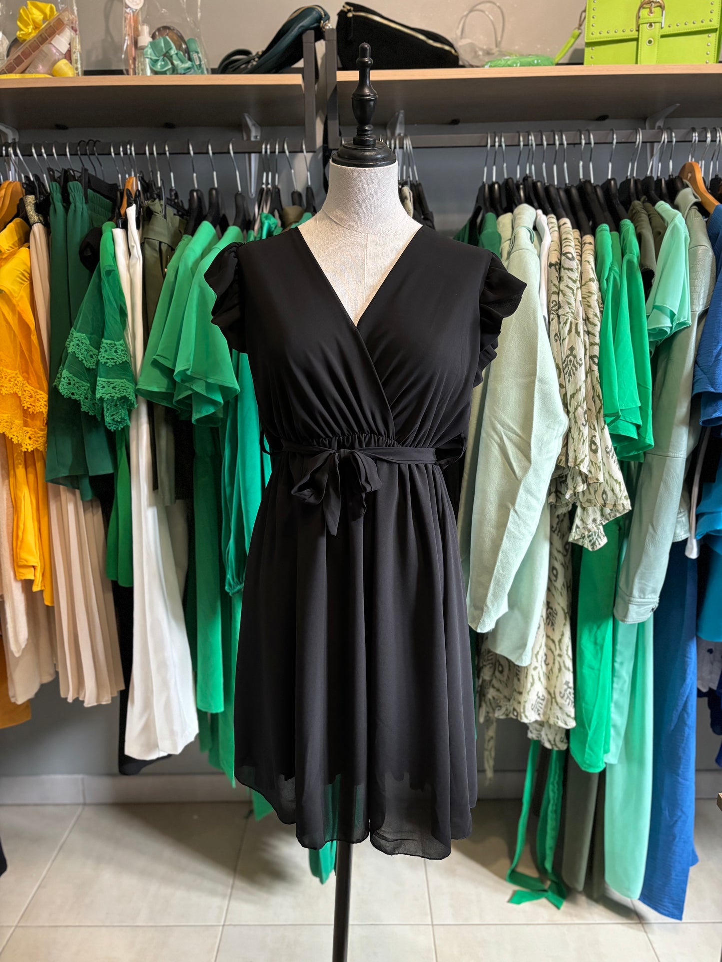 Robe courte noir