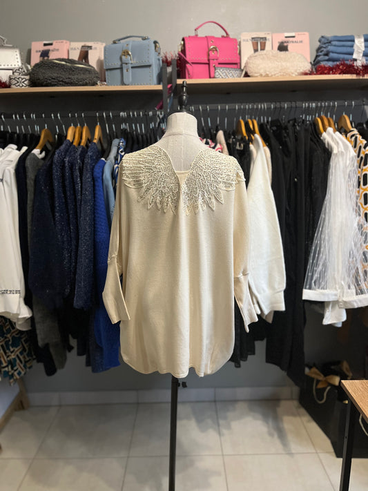 Pull long brillant TU