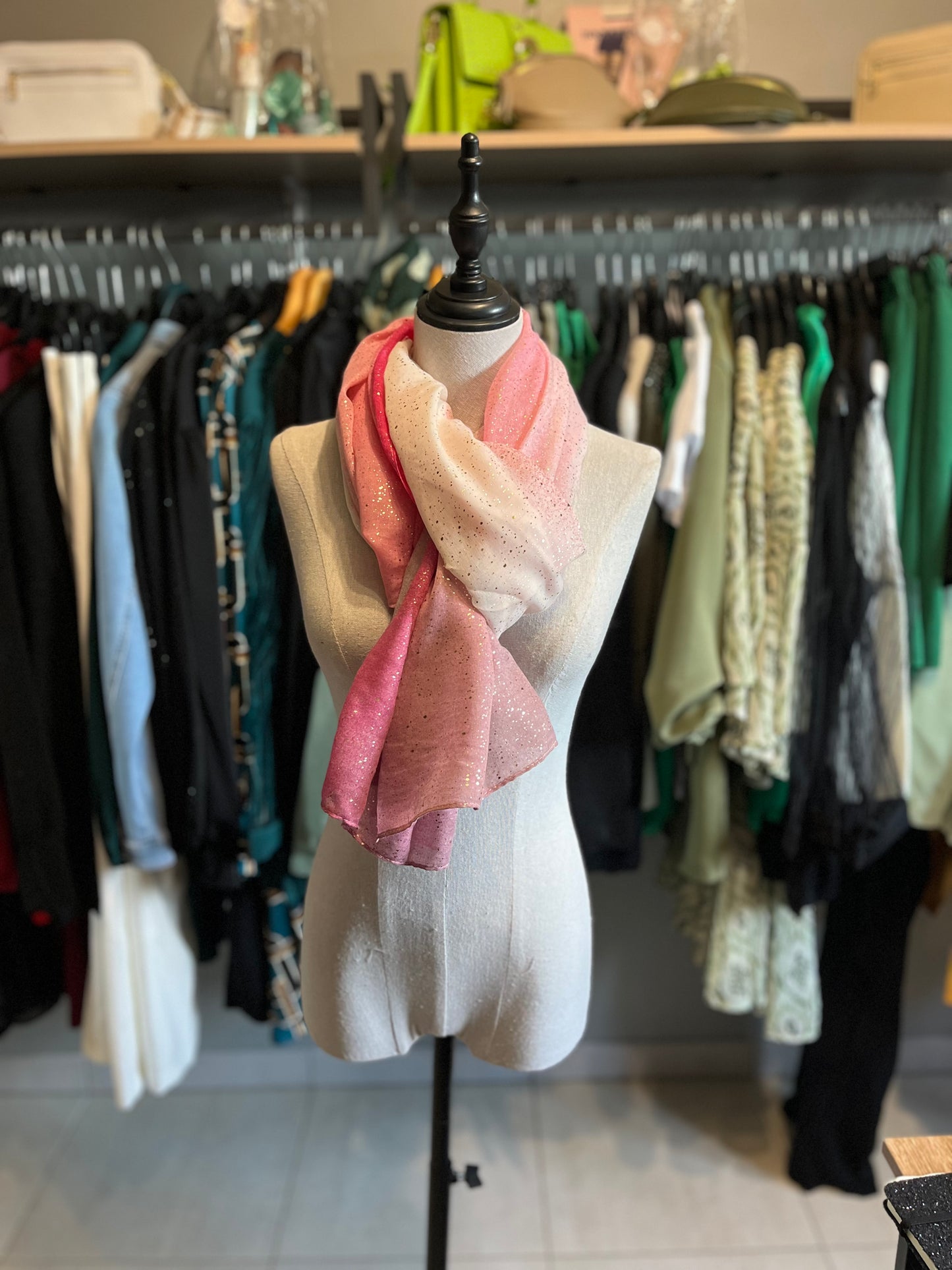Foulard rose