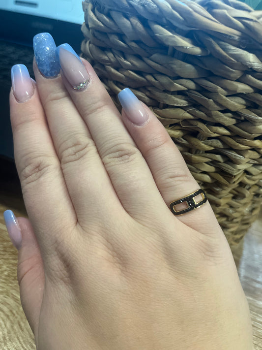 Bague Carré noir