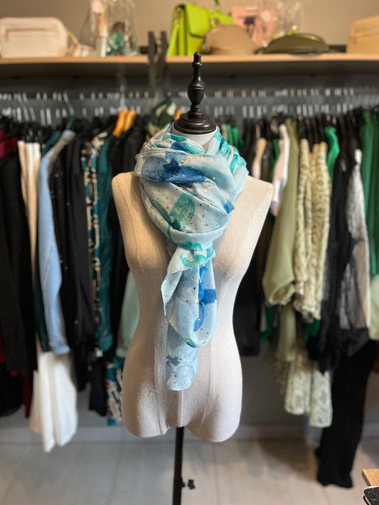 Foulard bleu