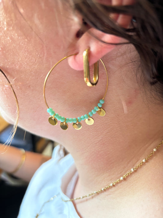 Bo ronde turquoise