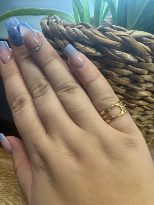 Bague ovale ajouré