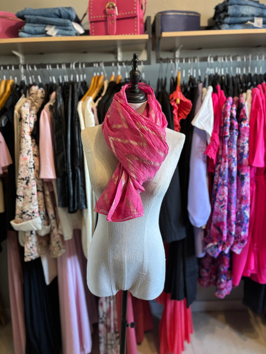 Foulard rose
