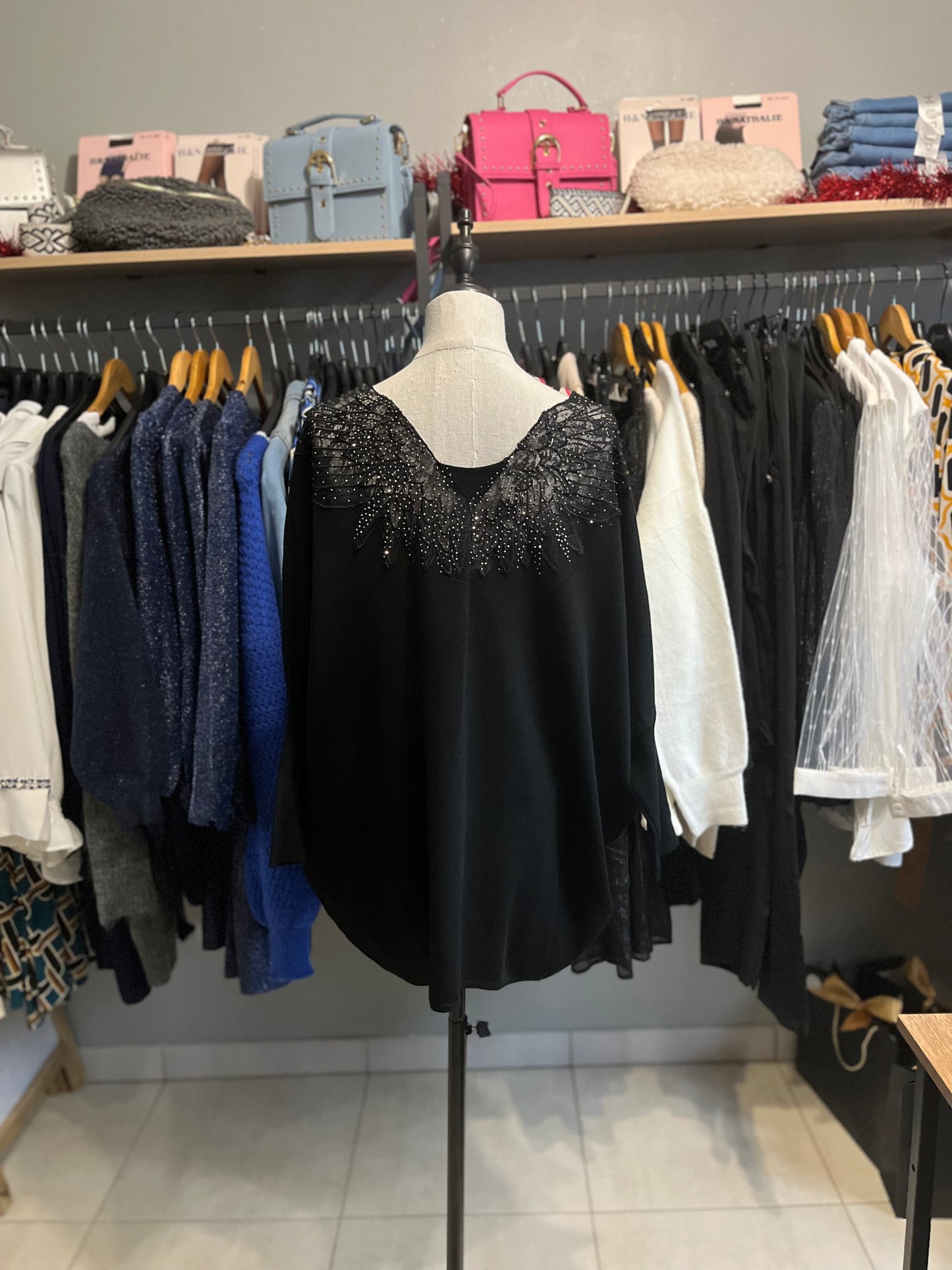 Pull long brillant TU