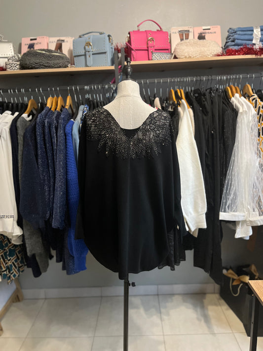 Pull long brillant TU