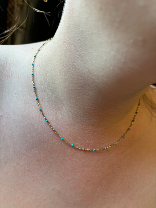 Collier turquoise