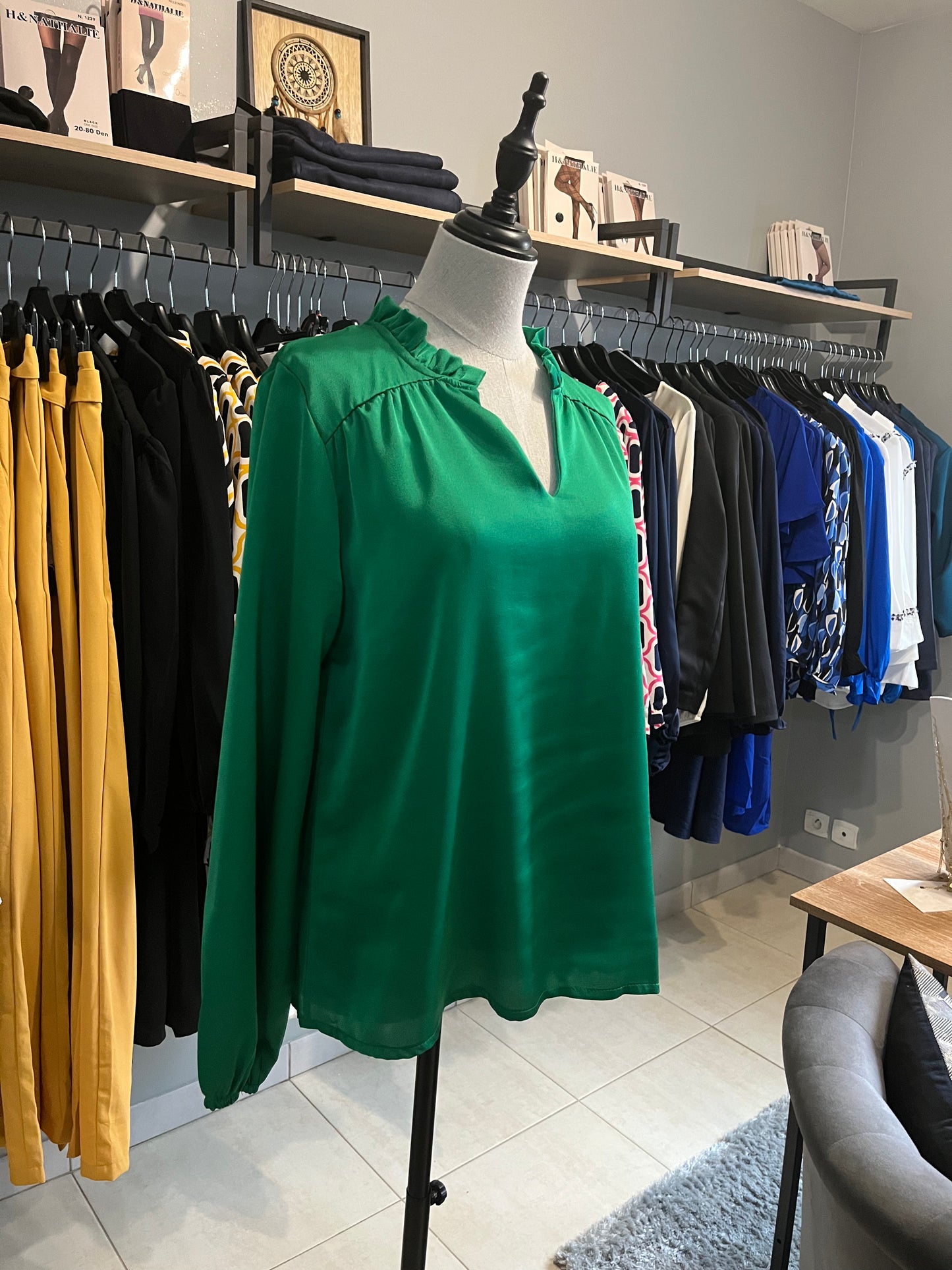 Blouse Verte